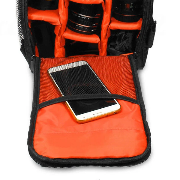 upgrade waterproof multi functional digital dslr camera video bag with rain cover slr camera bag pe padded for photographeroran free global shipping