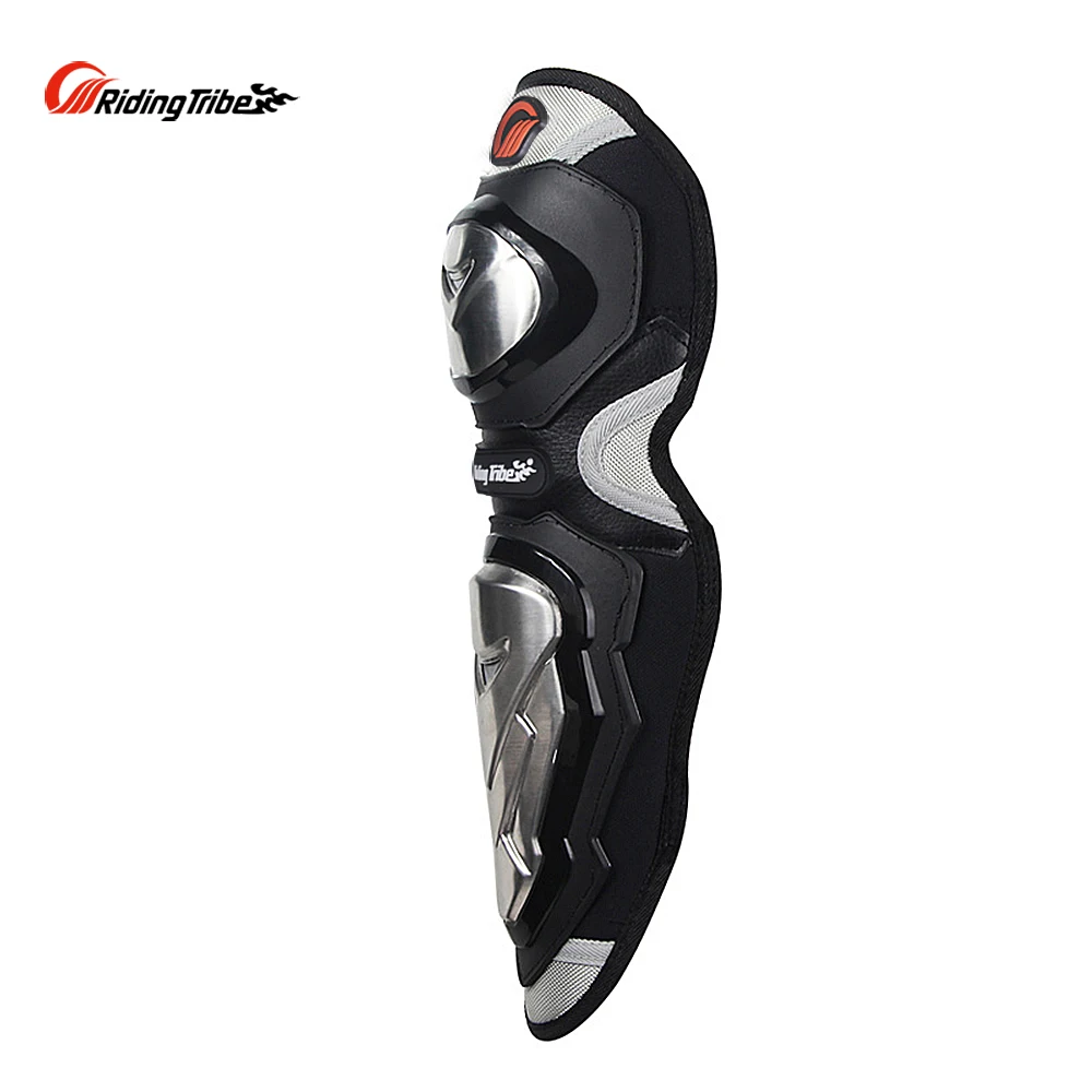 Защитные наколенники для мотоцикла из нержавеющей стали локоть колено голень