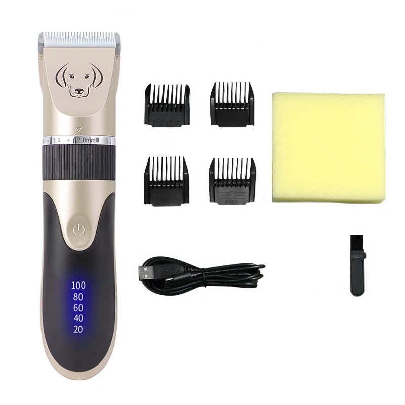 

Pet Clipper Dog Hair Clippers Grooming (Pet/Cat/Dog/Rabbit) haircut Trimmer Shaver Set Pets cordless Rechargeable Pet supplies