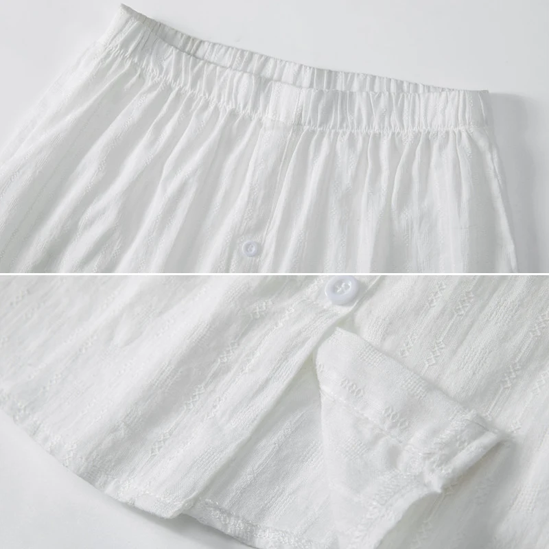 Однотонная Нижняя юбка съемная Асимметричная накладная мини-юбка блузка рубашка