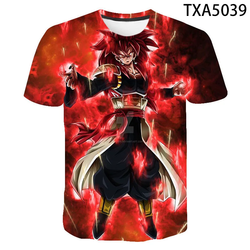 

Футболка DBZ для мальчиков и девочек, крутая модная уличная одежда с коротким рукавом и 3D-принтом мультяшного аниме дракона, топы для мужчин и...