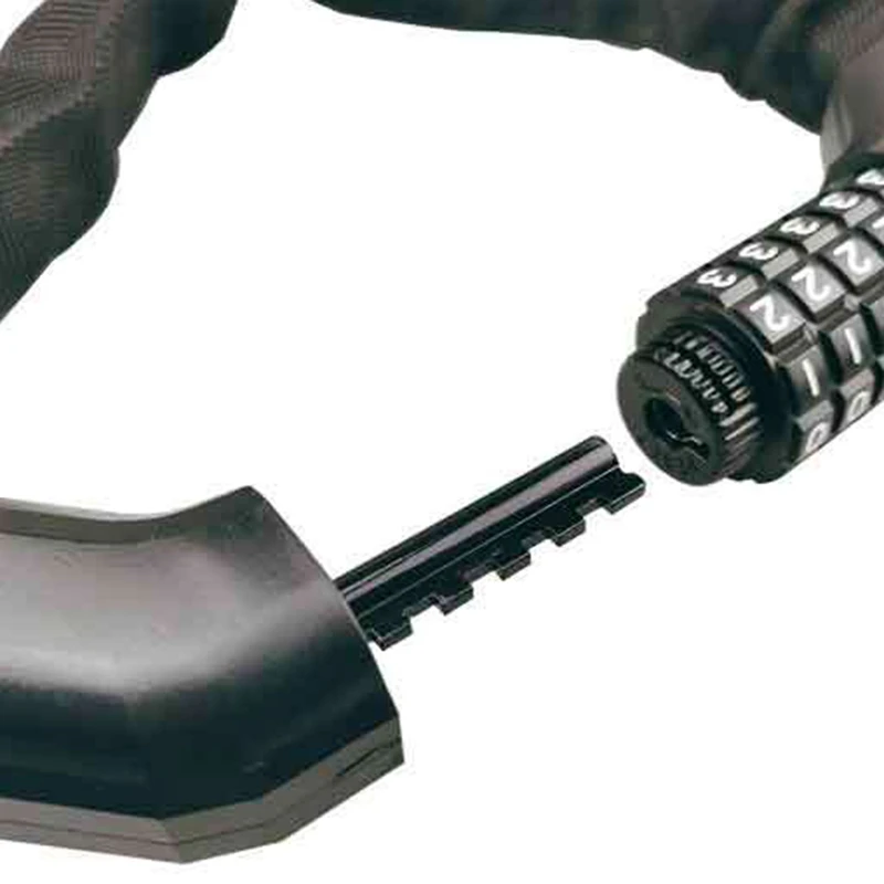 

5-Digit Code Lock Safety Anti-Theft Password Chain Lock MTB Road Chain Lock Outdoor Cycling Bicycle Accessories