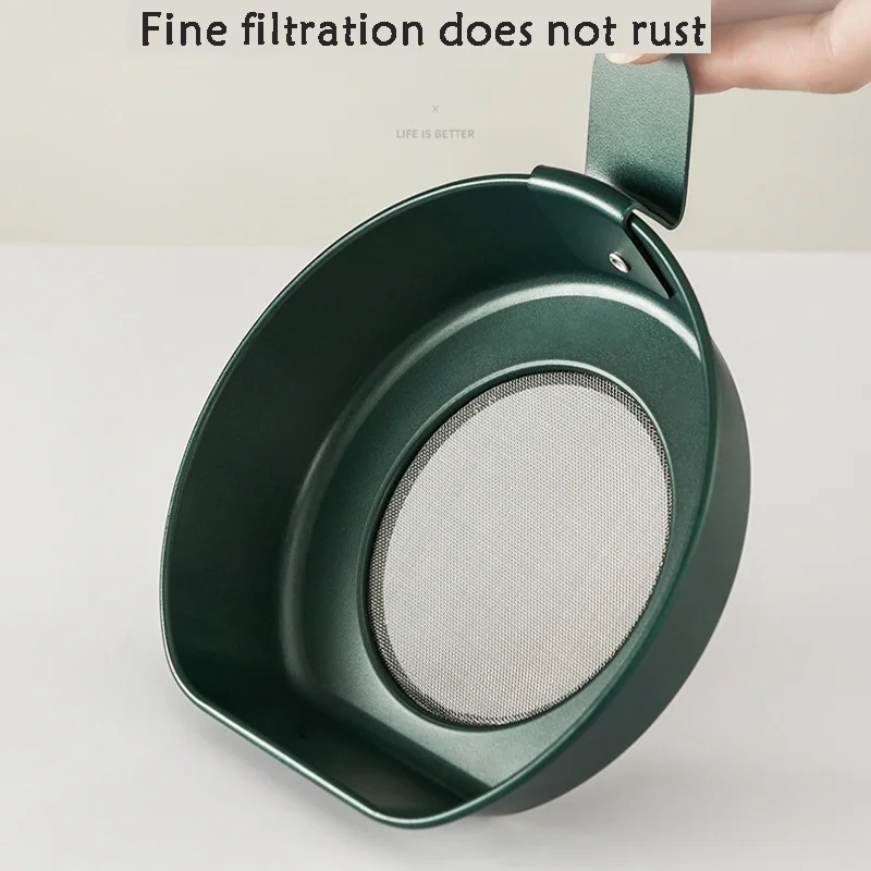 Сетчатый фильтр из нержавеющей стали в японском стиле с крышкой для хранения
