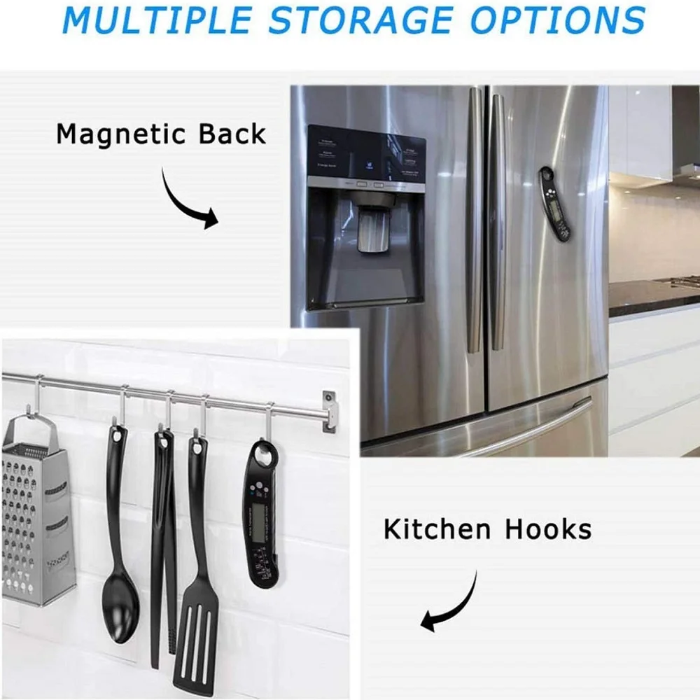 Пищевой термометр AIRMSEN Кухонный Термометр цифровой для мяса барбекю