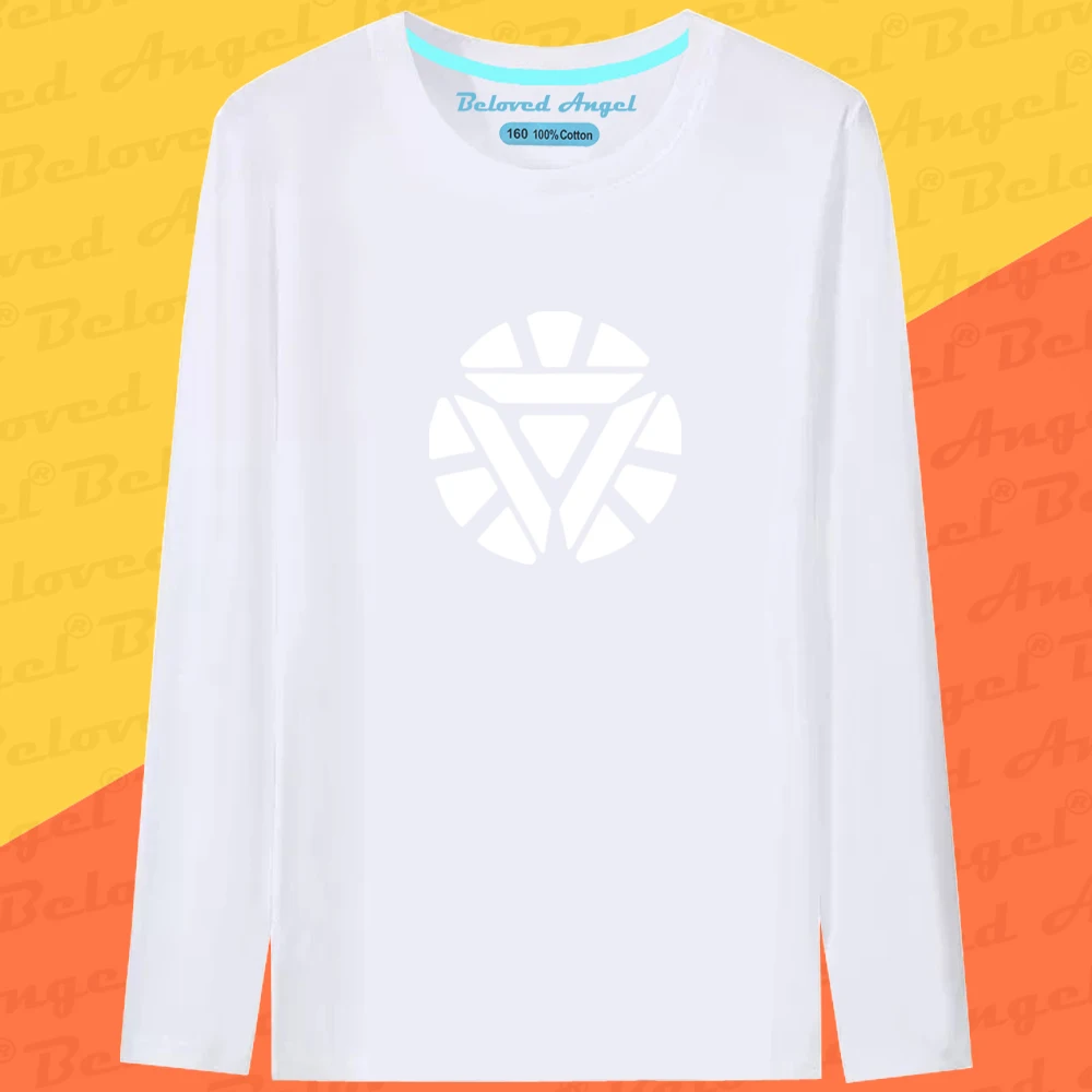 

Детская футболка с длинным рукавом и графическим принтом в стиле Харадзюку, детские светящиеся футболки, повседневные хлопковые топы для мальчиков и девочек, костюм для подростков