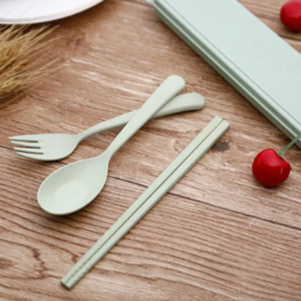 3 шт./компл. портативный чехол для вилки ложки столовых приборов канцелярская