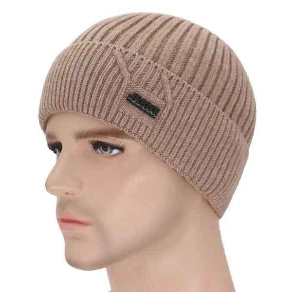 Брендовые шапки Skullies мужские зимние шапки для мужчин шапка зимняя вязаная шапка мужская шапка Homme маска однотонная женская зимняя шапка - Цвет: khaki