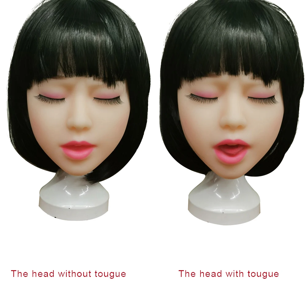 TPE язык для реального размера кукла любовь игрушки взрослых только мужчин голова