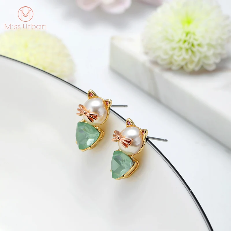 Новое поступление 2021 серьги гвоздики в виде танцовщицы балета с кристаллами