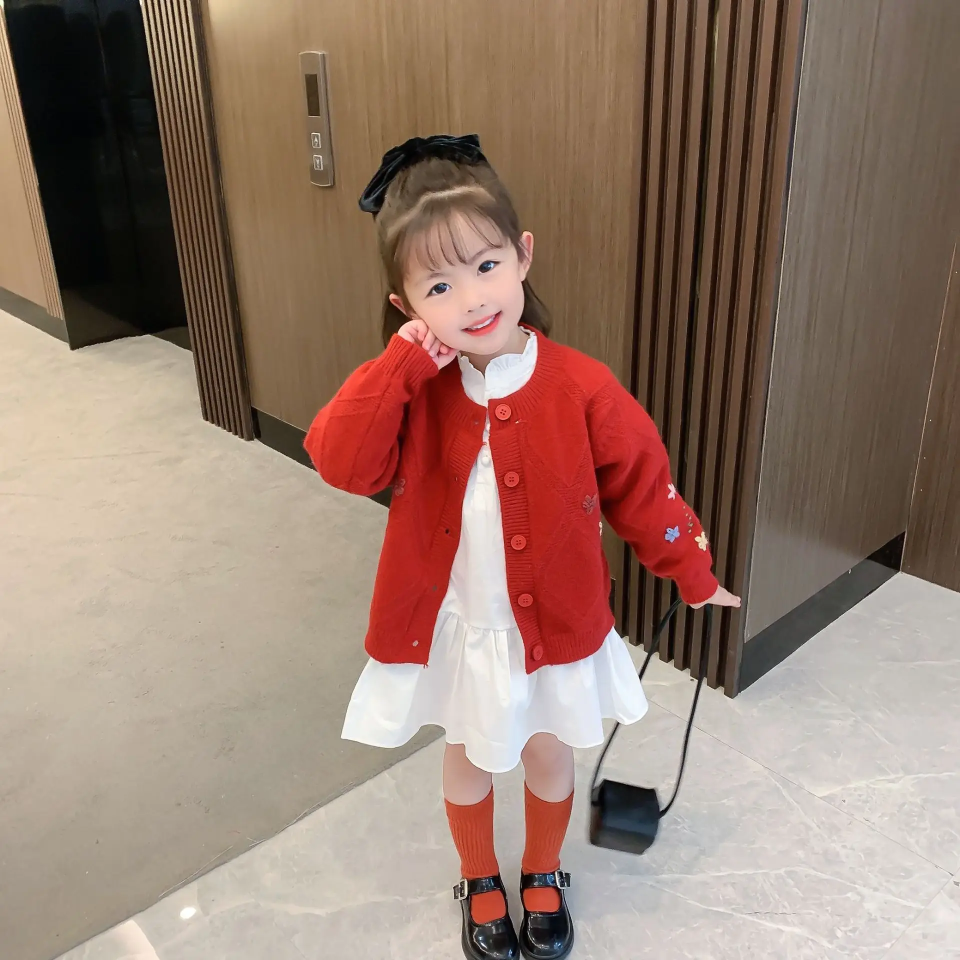 

Boys Children Girls Cardigan Sweater Winter Kids Baby Girls Boys Autumn Winter Full Sleeve Solid Knitted Outwear Coat Toddler