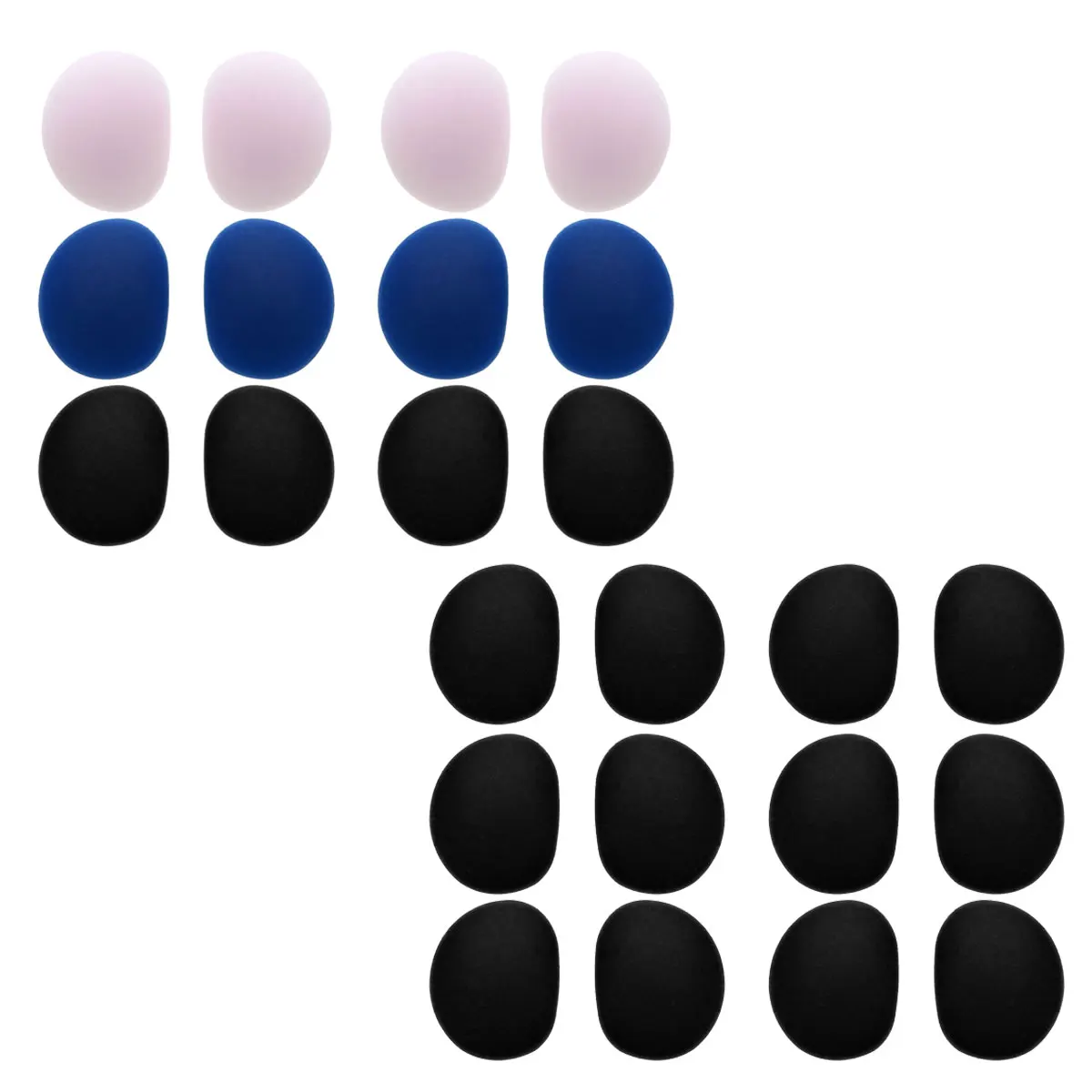 6 пар вставные очки носовые упоры детские противоскользящие коврик для очков