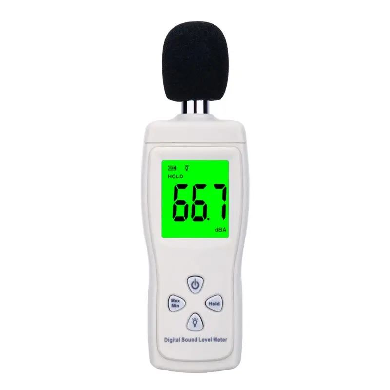 

AS804 Digital Sound Level Meter 30-130db Decibel Meter Noise Monitoring Tester