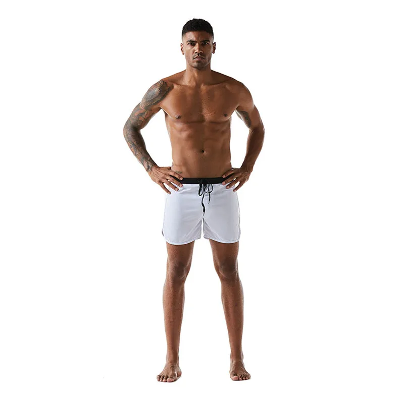 Повседневные эластичные плавки однотонные мужские maillot de bain пляжные шорты Zwembroek