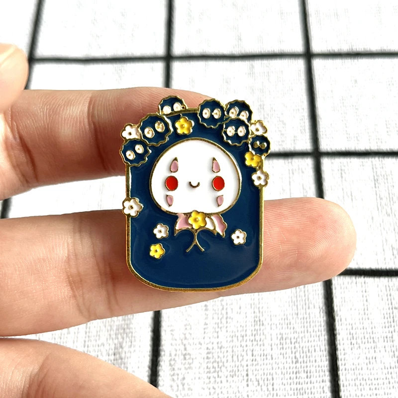 Значок в стиле аниме Золотой хоющий Комет звезда пламя замок студийная булавка