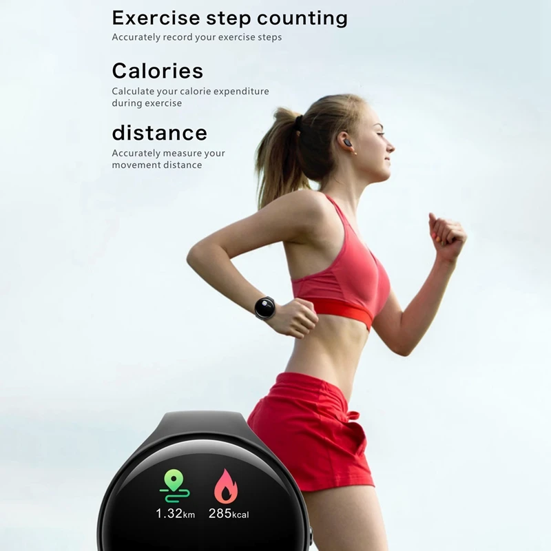 

Quality 2 in 1 Bluetooth Earphones TWS Wireless Headset Music Earphone Color Screen Sports Watch Pedometer