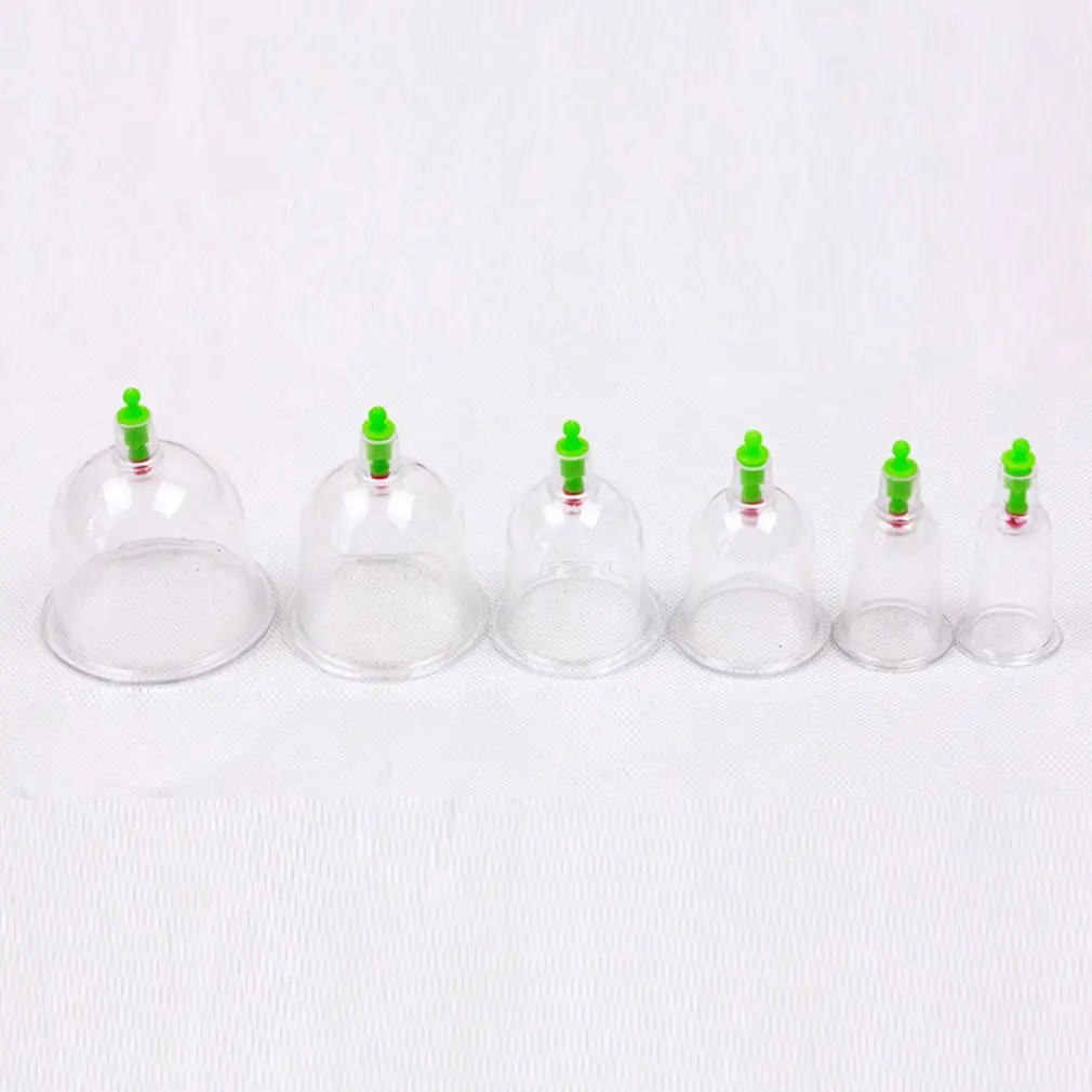 Банки массажные разноразмерные бытовые банки с присоской для вакуумного