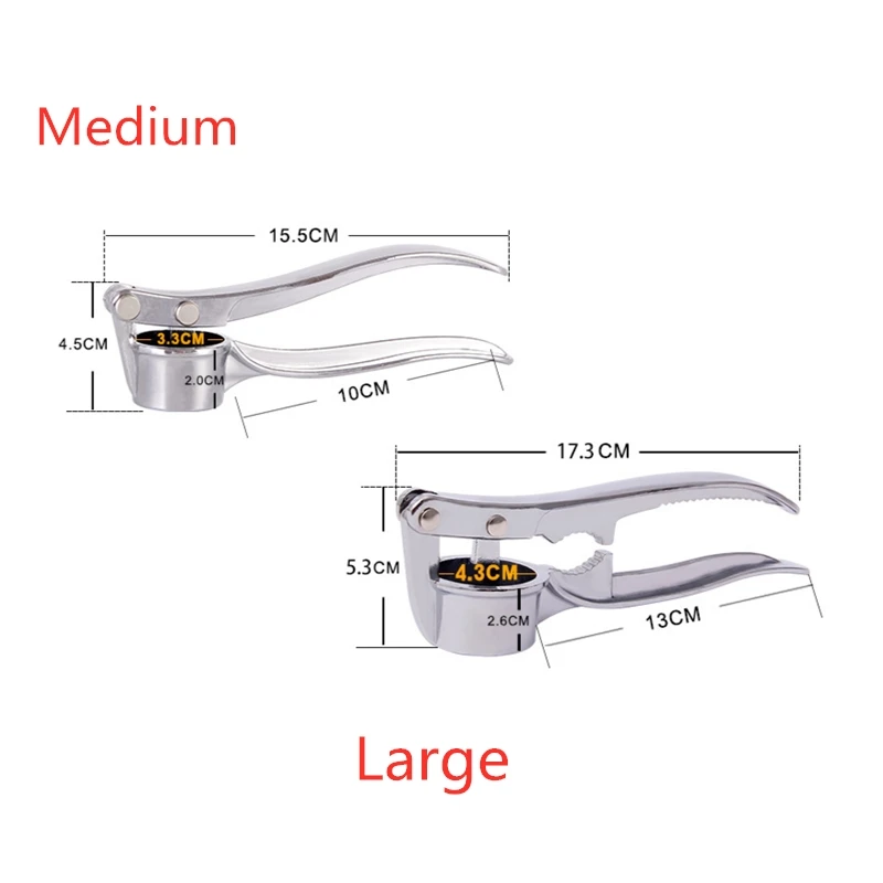 Металлический пресс для чеснока Многофункциональный ручной портативный