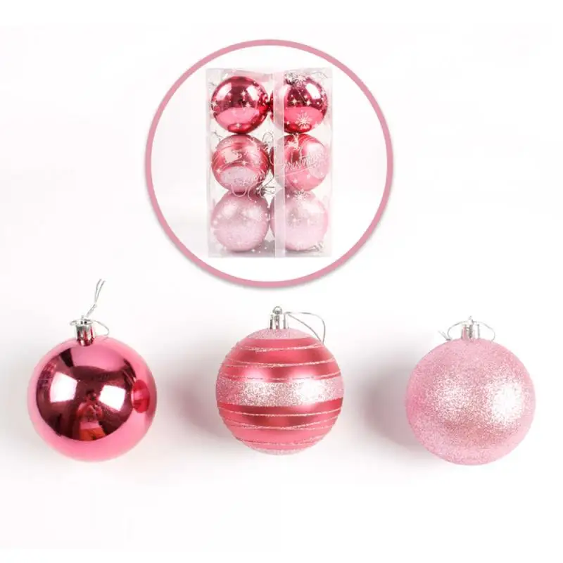 6cm01 12pcs 12 шт./5 шт./партия, украшения для рождественской елки, подвесные рождественские украшения для дома, рождественские украшения для самодельного изготовления, украшения для шаров - Цвет: 6cm01 12pcs