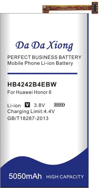 5050mAh HB4242B4EBW Аккумулятор для Huawei honor 6 H60 L01 L02 L11|battery for huawei|battery forbattery 3800mah |
