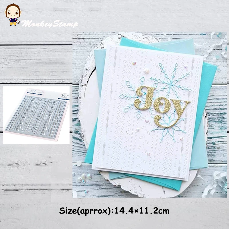 Длинная прямоугольная полоса в виде обезьяны металлические трафареты для резки