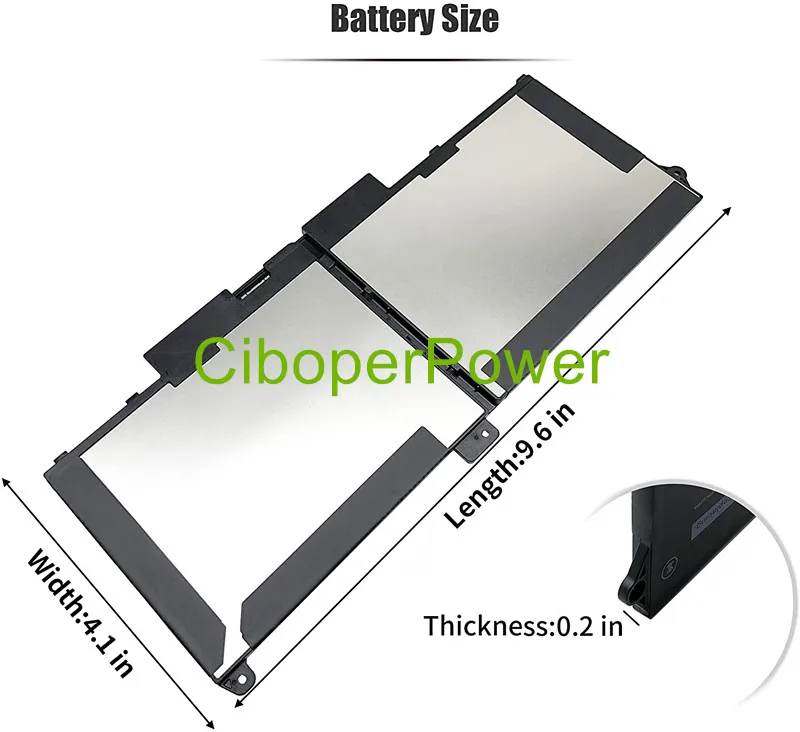 Оригинальное качество RJ40G 15 2 В 63 Втч аккумулятор для ноутбука 3560 F3T9T 5520 14 5420