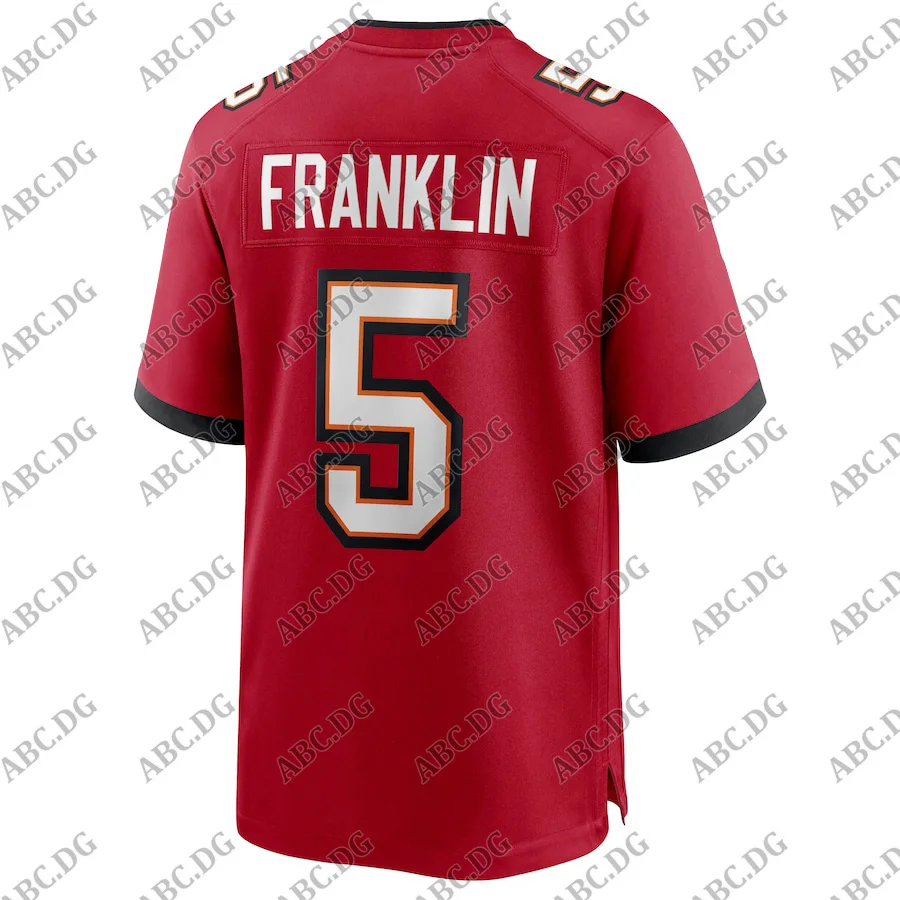

Men Women Kid Youth Tampa Bay John Franklin Red Game Jersey