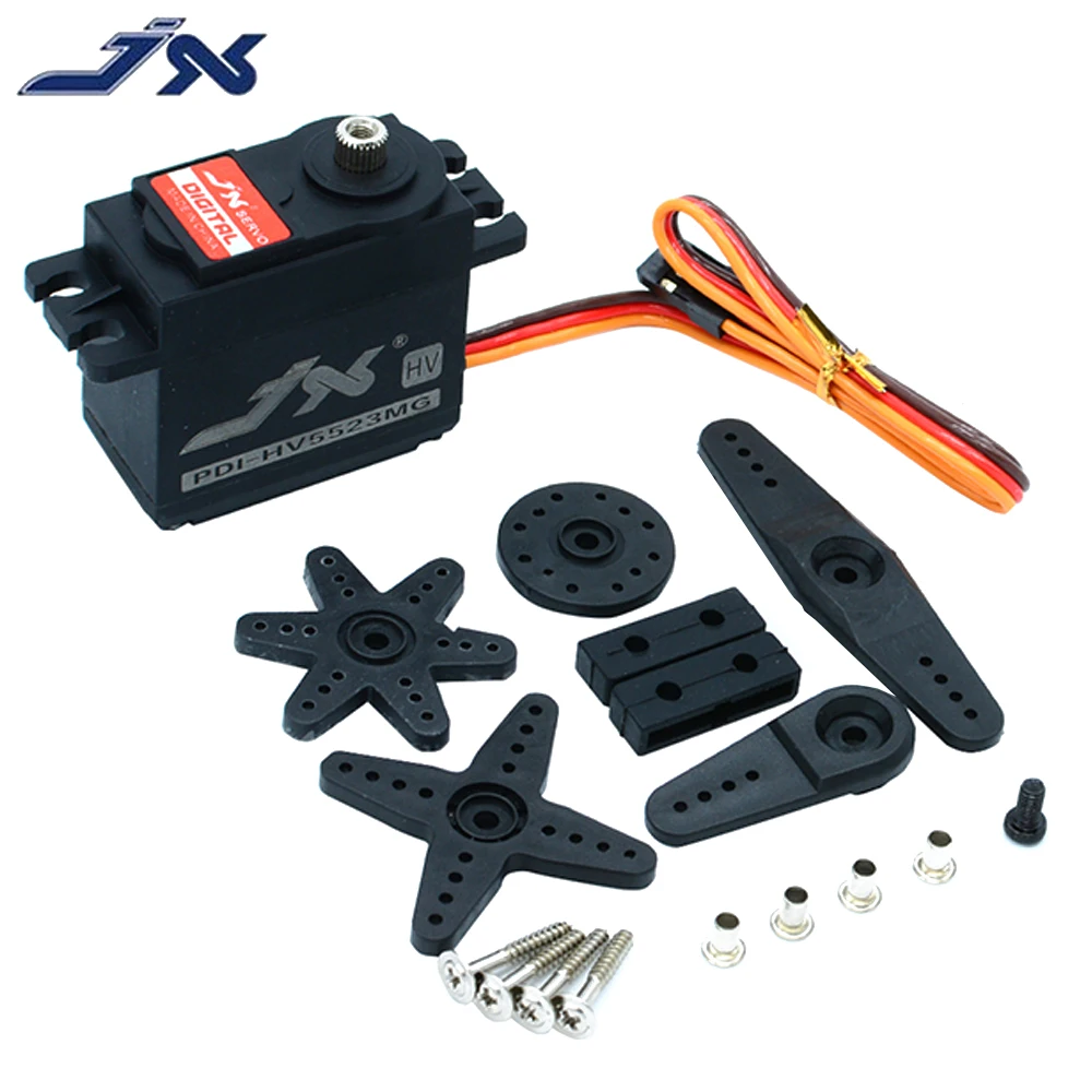 Металлический сервопривод JX PDI-HV5523MG, 23 кг, 6-8,4 в, стандартный цифровой сервопривод для 1:8 1:10, Радиоуправляемый автомобиль, грузовик, робот, самолет