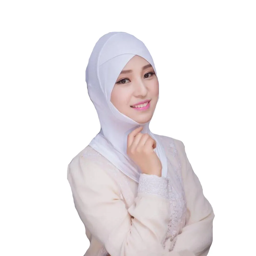 Мусульманская женская хиджаб для девочки кепка шарф Мягкие Модальные внутренние