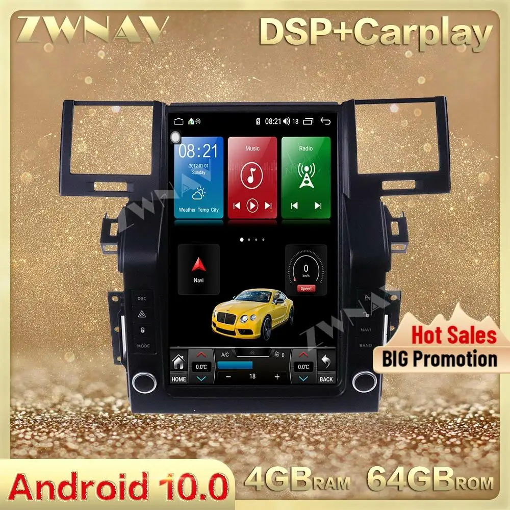 

Автомобильный мультимедийный плеер Tesla Style с большим экраном Android 10,0 для Land Rover Range Rover sport 2005-2009 navi Радио Стерео головное устройство