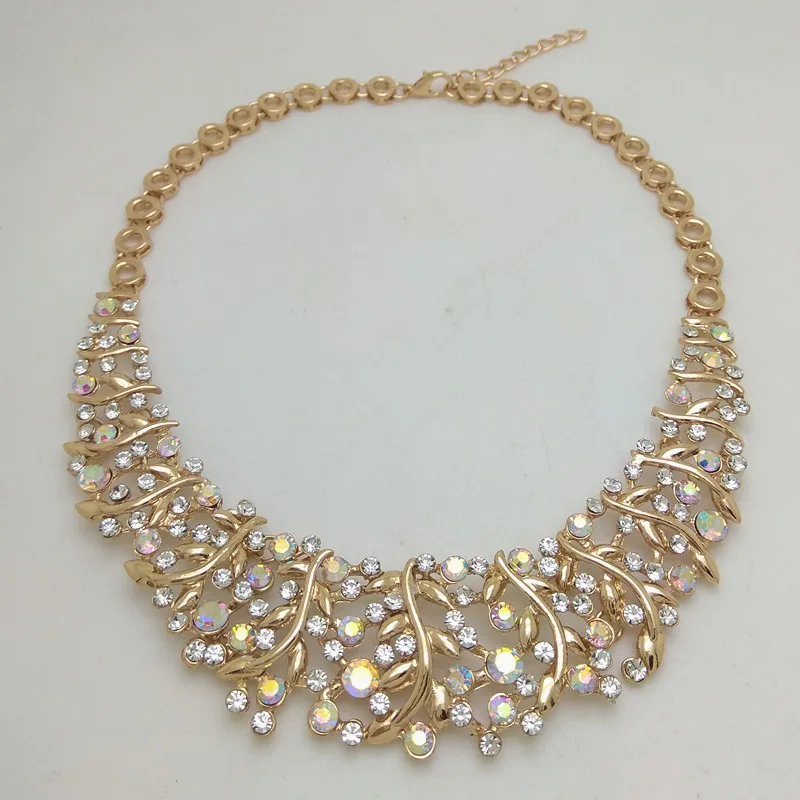 Модные высококачественные ювелирные наборы из Дубая золотого цвета нигерийские