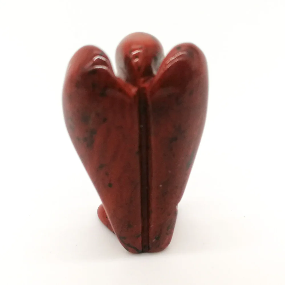 

YuBao 1Pcs 1.5" /2" Rainbow stone Angel Statue Natural Gemstone Healing Crystal Animals Figurines