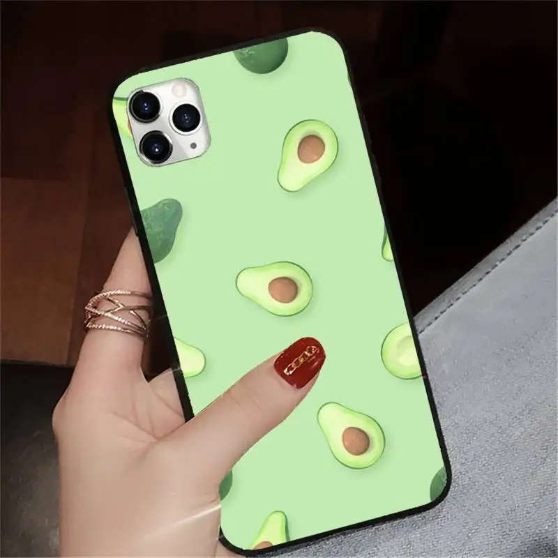 

Avocado fruit pattern Phone Case for iPhone 11 12 pro XS MAX 8 7 6 6S Plus X 5S SE 2020 XR