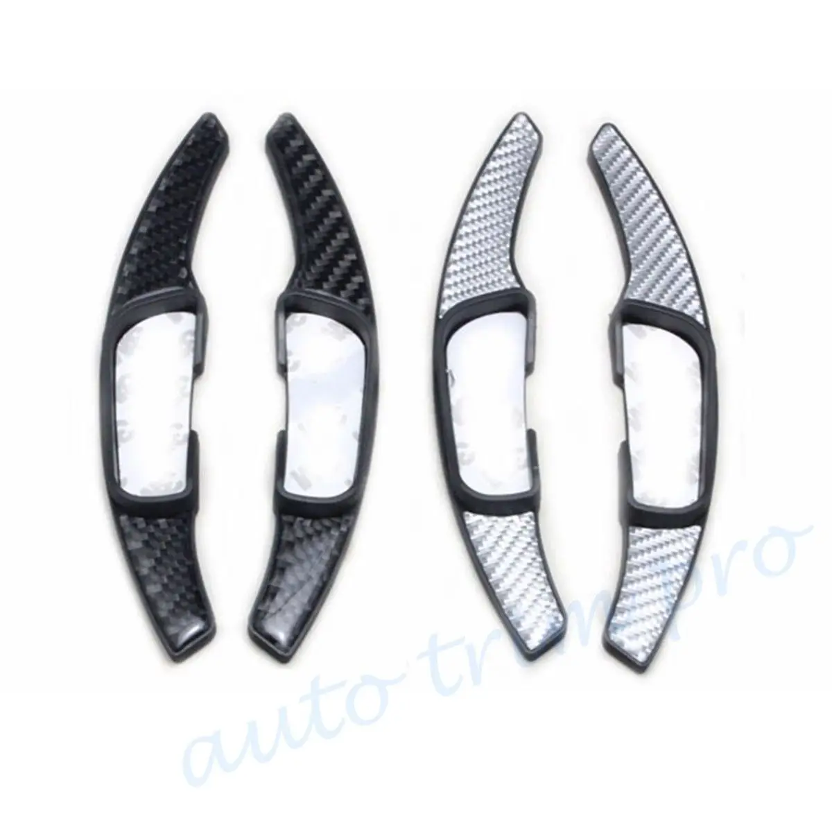 2X карбоновое волокно сдвиг весло переключения расширение рулевого колеса DSG