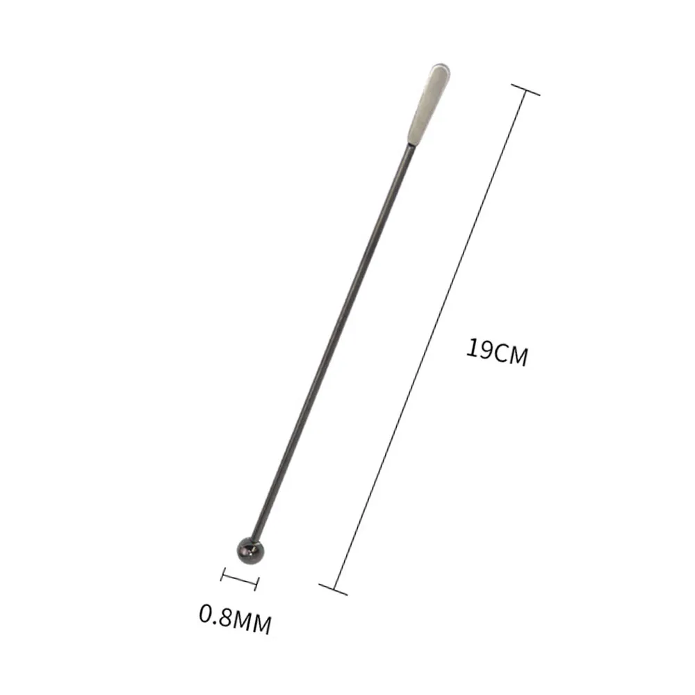 10/5 шт. 19 см креативные смешивающие Коктейльные штрихи из нержавеющей стали