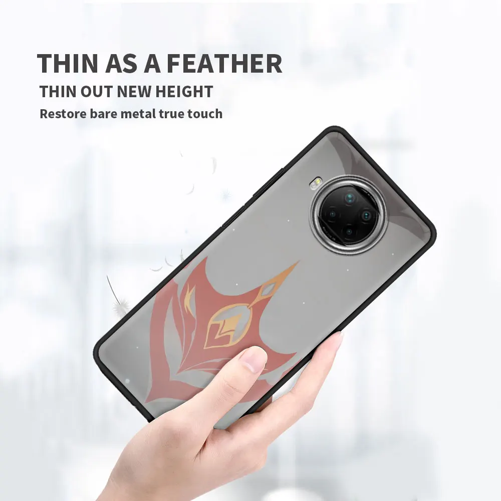 movil smartphone case for xiaomi redmi note 9s 9 8 10 pro black soft 9t 9c 9a stylish silicon telefon cover genshin impact lcon free global shipping
