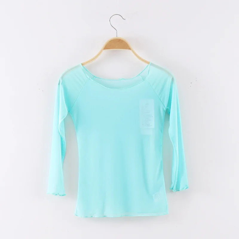 Легкая женская рубашка простая балетная для йоги тренировочная Танцевальная