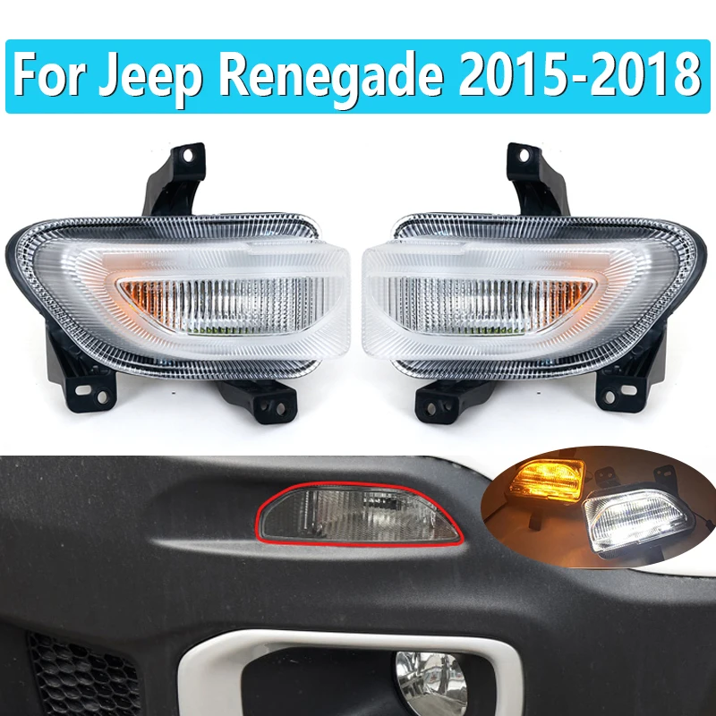 

Светодиодный Jeep Renegade 2015-2018 светодиодсветильник фары, противотуманные фары s DRL, передние фары s, противотуманные фасветильник, дневные ходов...