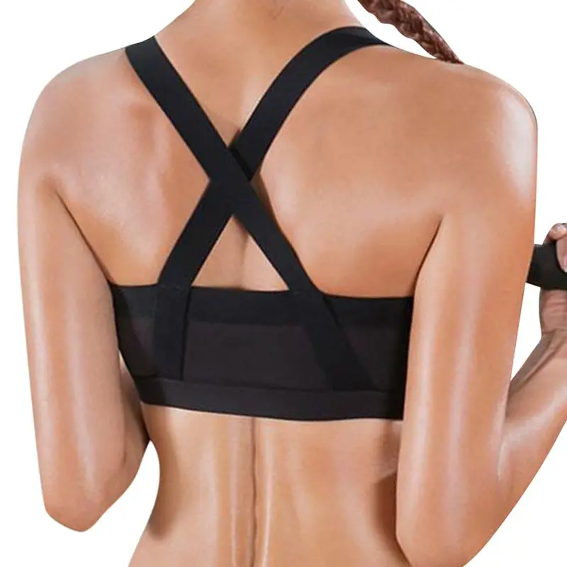 

Ladies Front Buckle Wire Free Sports Bra Seamless Underwear Lace Bras U-shaped Beautiful Breastfeeding Underwear Plus Size