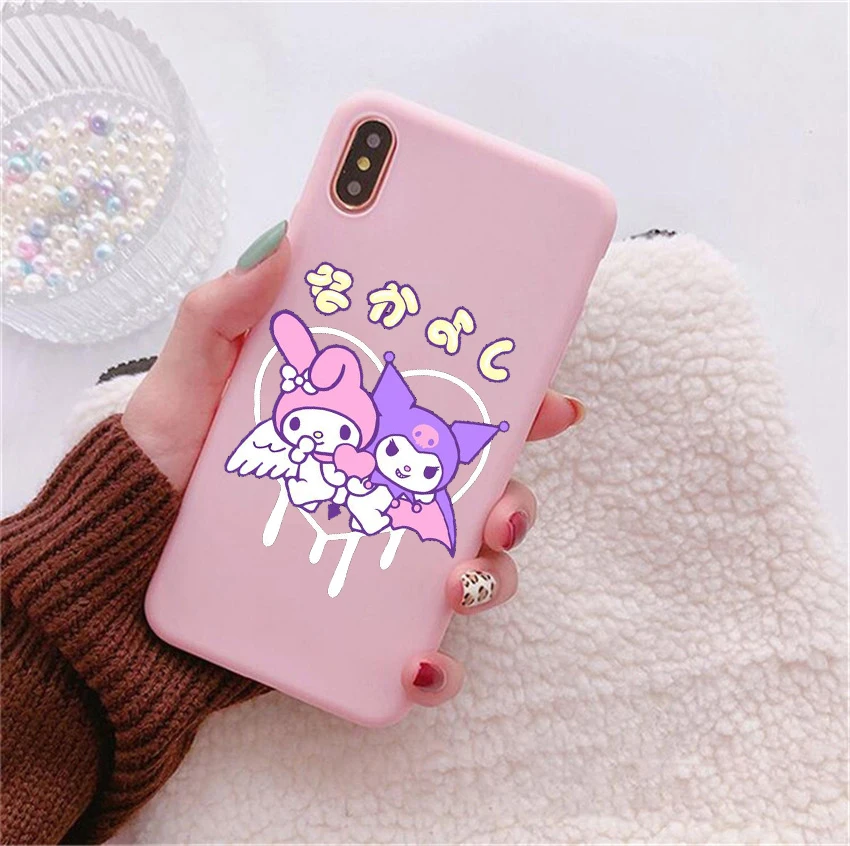 Koomi милый розовый Мягкий Силиконовый ТПУ чехол для телефона iPhone 6S 7 8 Plus X XR XS Max 11 11Pro 11Pro Max