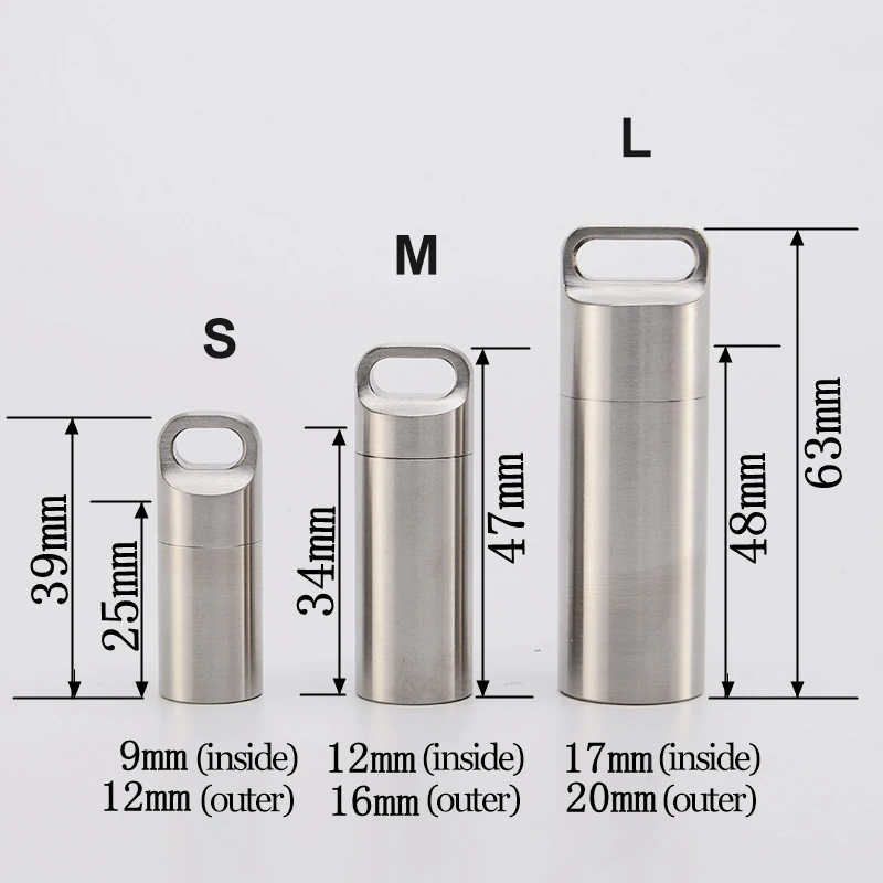 Уличный брелок для ключей коробка лекарств водонепроницаемый контейнер