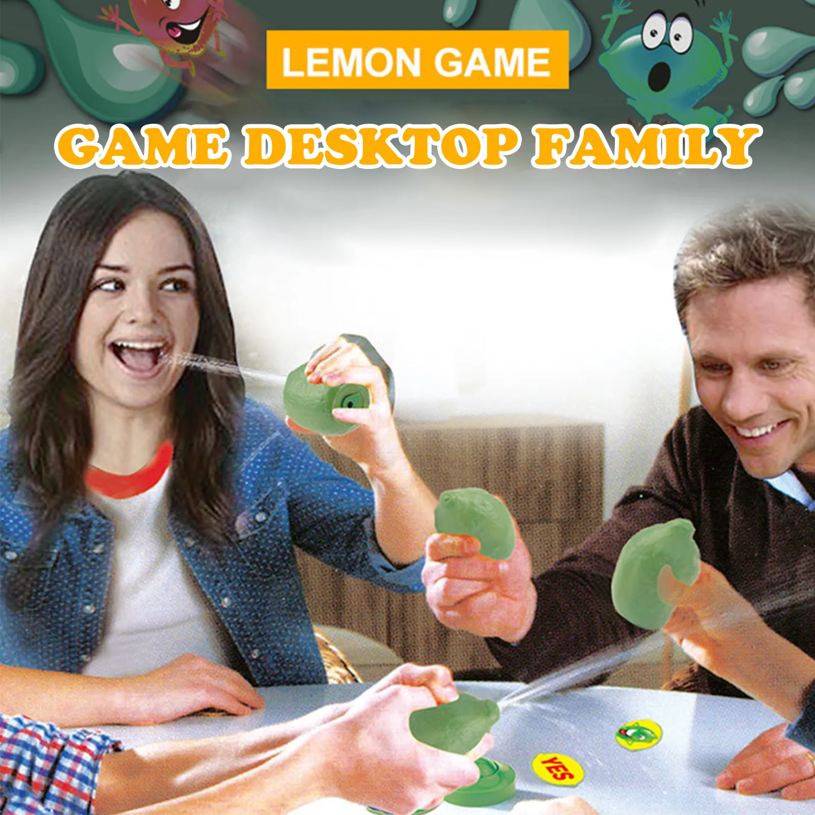 Распыления воды музыка Lemon Tricky настольная игра вечерние наряд для родителей и