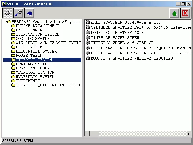 Для Cat Forklift каталог запчастей для автопогрузчика 2003 N Compass|psa|calculator |