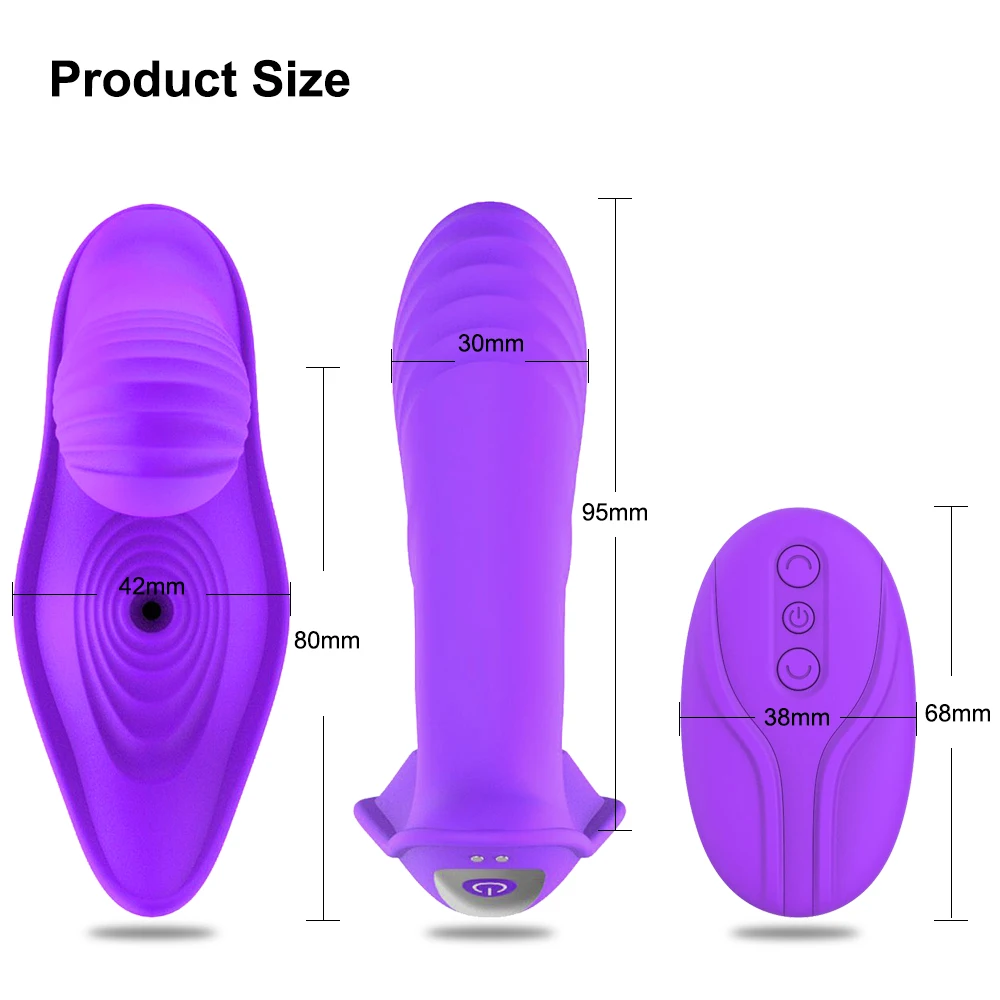G-spot на присосках для клитора Вибратор с пультом дистанционного управления