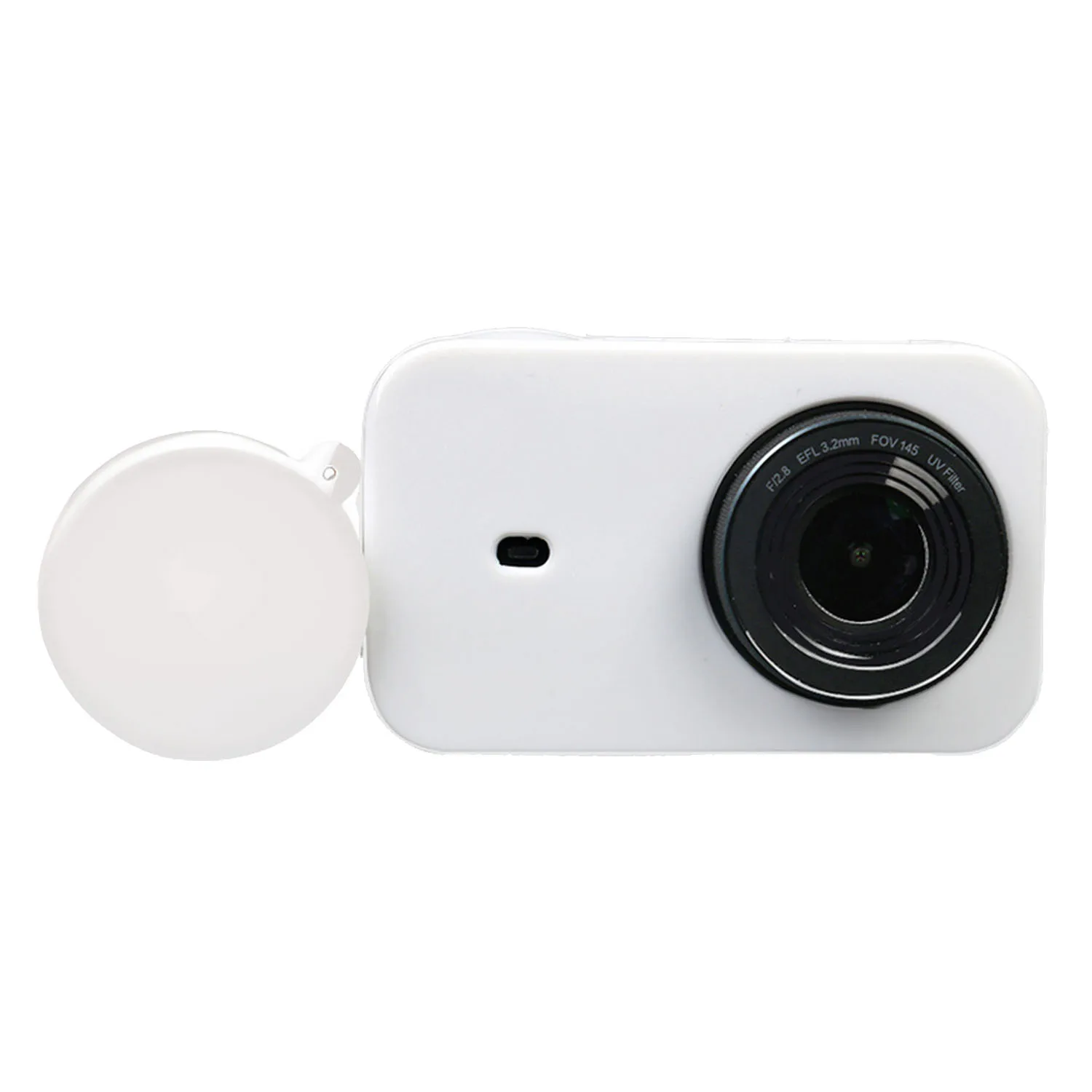 Besegad Flexible Silicone Camera Protective Case Shell with Lens Cover for Xiaomi Mijia 4K 4 K Mini Action Accessories | Электроника