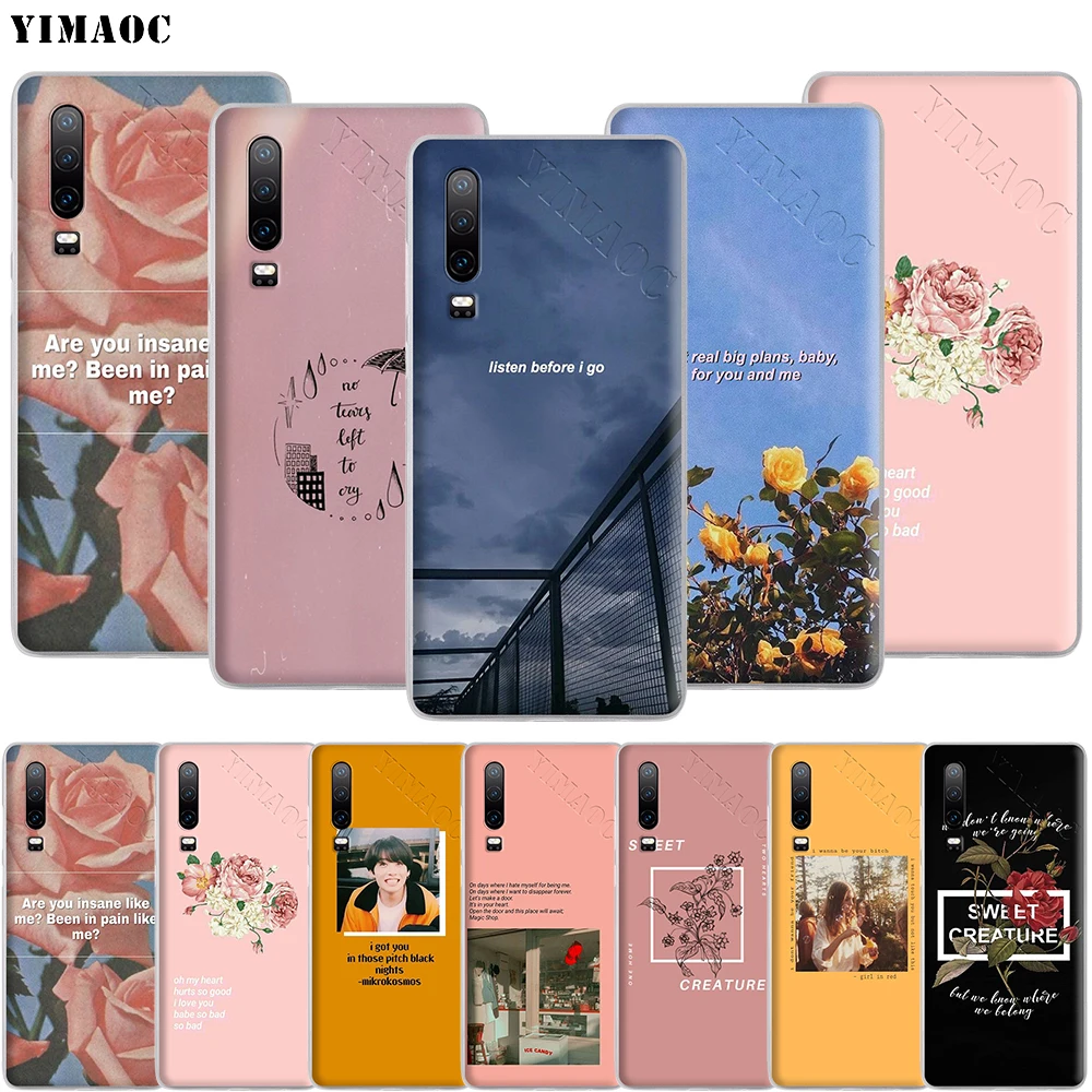 Чехол для телефона YIMAOC с изображением милого существа Huawei P8 P9 P10 P20 P30 Lite Pro P Smart Z 2018