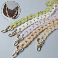 40 120cm woman bag accessory handbag chain strap acrylic replacement chain for bag strap women acrylic shoulder handle chain