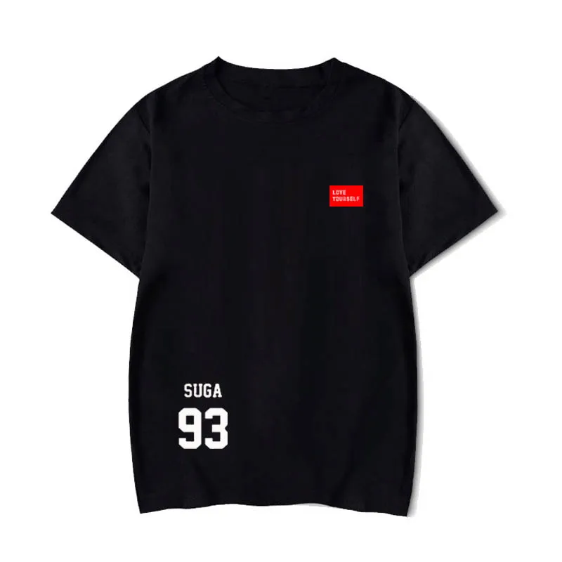 t-shirt whirt 11 Футболка Kpop, Anpanman рубашки, bangtan рубашка Kpop жду вас anpan v(taehyung) jungkook любовь себя футболка Любовь себя - Цвет: t-shirt whirt 11