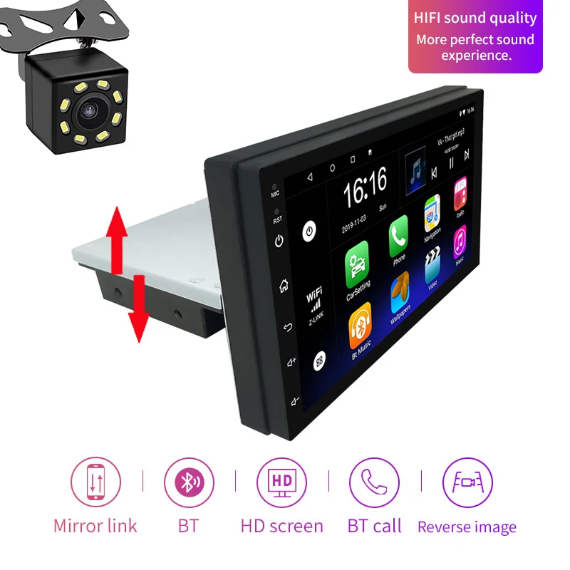 7 дюймов Универсальный Android 8 1 автомобиль MP5 мультимедийный плеер радио Wi Fi Bluetooth