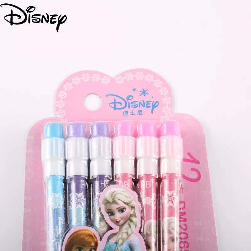 

Disney pencil elementary school student HB pencil with eraser sharpener student stationery cute pencil school supplies set