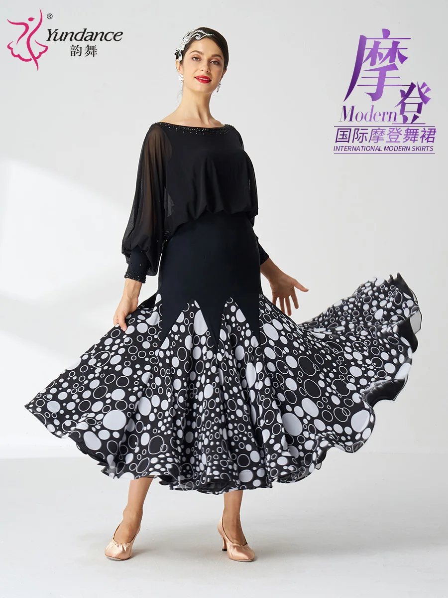 Женское танцевальное платье летнее для латинских танцев женщин румбы/чачи M2027 |